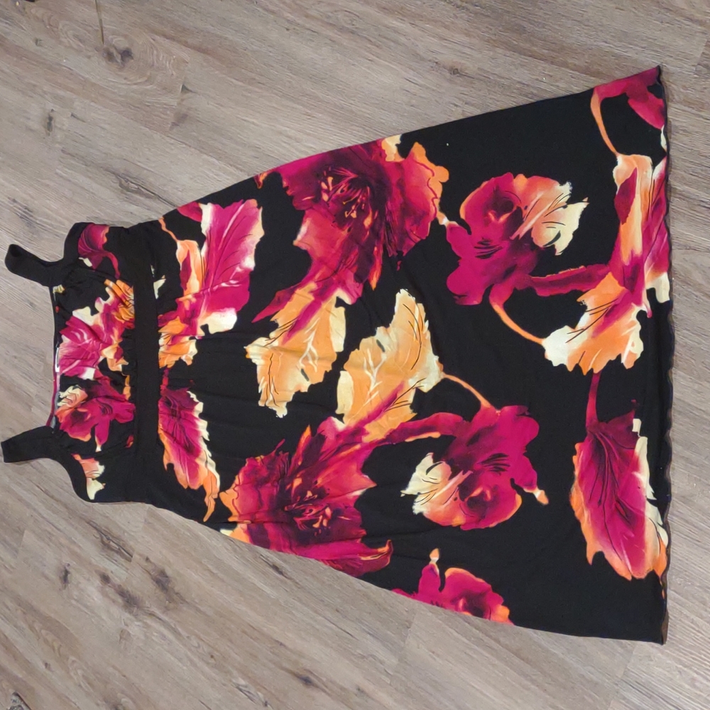 NWOT Gorgeous Sleeveless Floral Maxi Dress. 18W